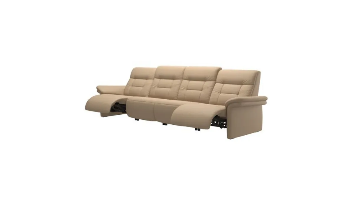 Divano lineare in tessuto con meccanismo relax Mary di Stressless
