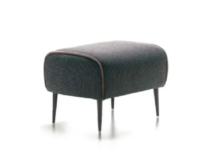 Pouf classico con piedini URBINO di Rosini
