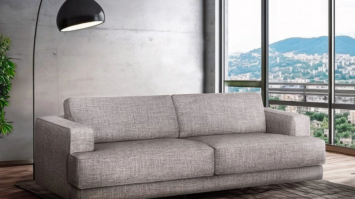 Divano lineare Scott di Cava Divani