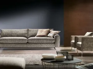 Divano lineare Stripe di Cava Divani