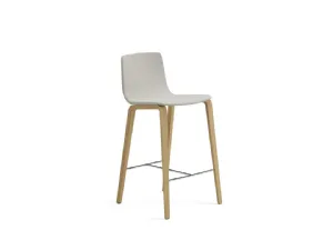 Sgabello Aava Stool in tessuto di Arper