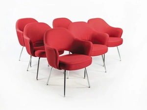 Sedia Accoglienza in tessuto imbottito di Sigerico