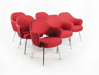 Sedia Accoglienza in tessuto imbottito di Sigerico