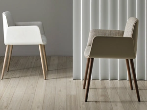 Sedia Hug Fully Upholstered di Punt Mobles