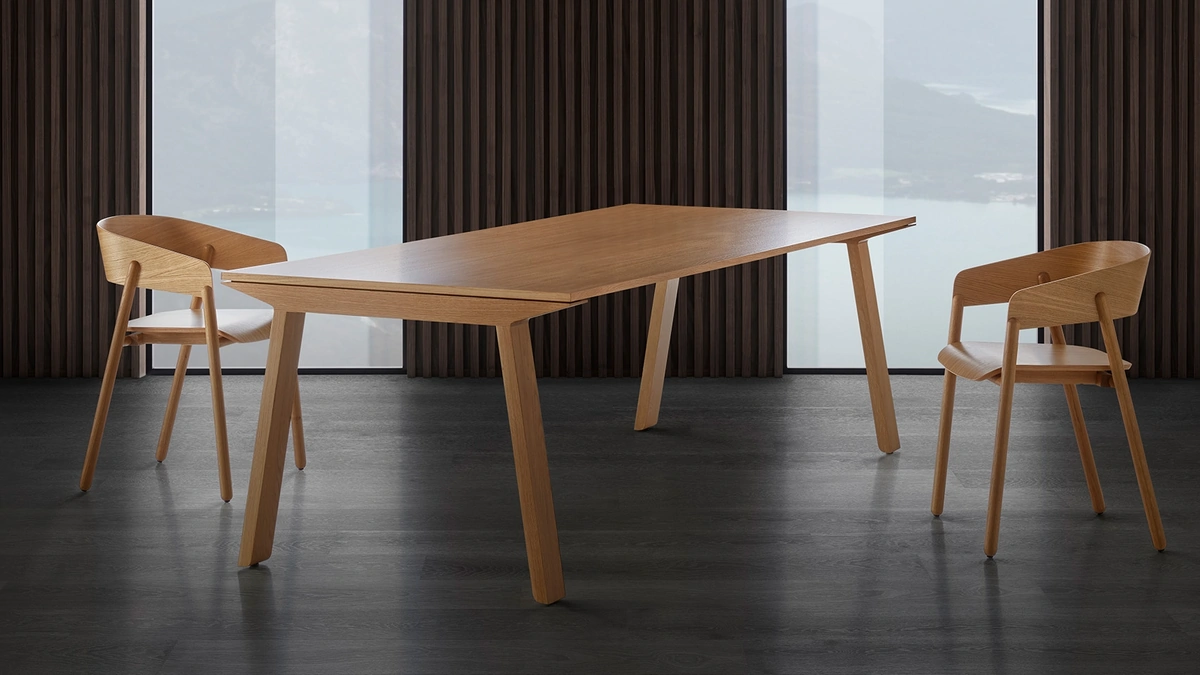 Sedia Mava Wood di Punt Mobles