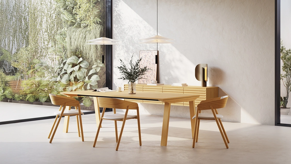 Sedia Mava Wood di Punt Mobles