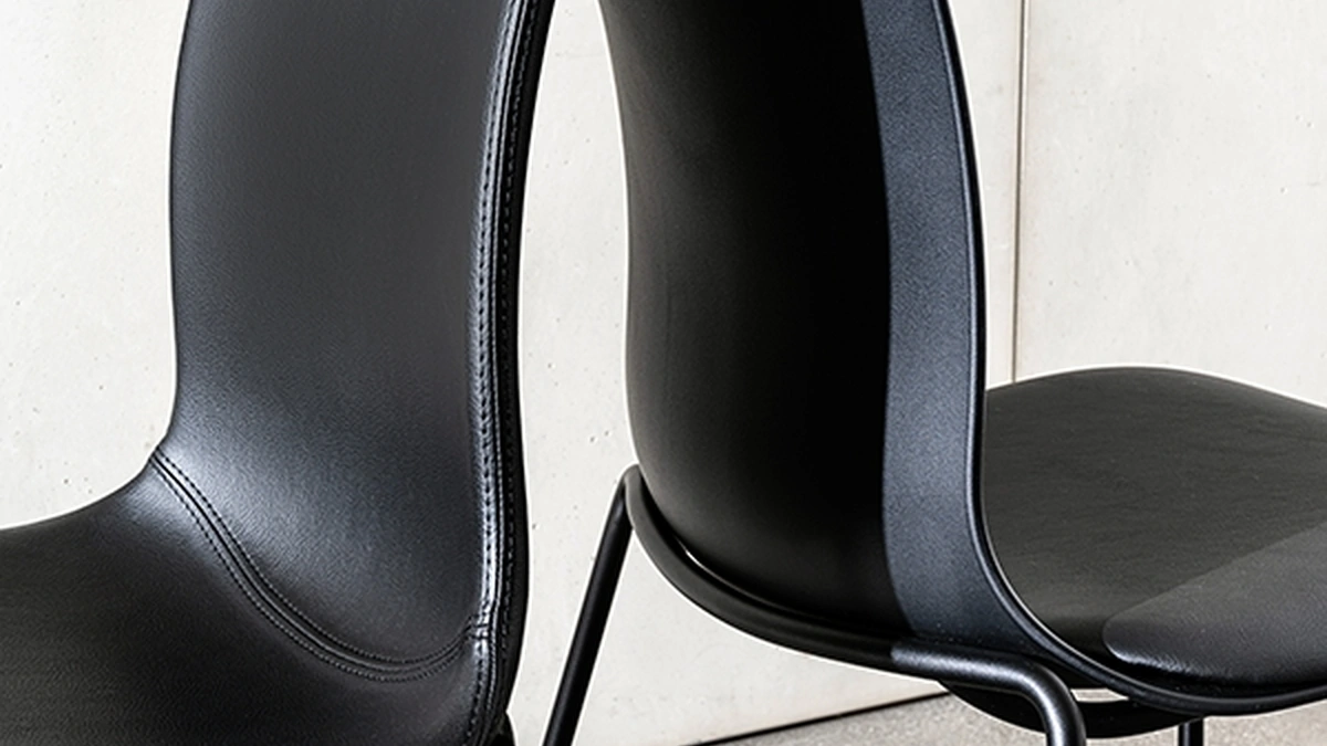 Sedia in ecopelle Olly di Sovet