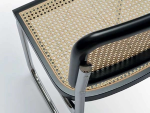 Sgabello Cosmo in paglia di Vienna di Sigerico