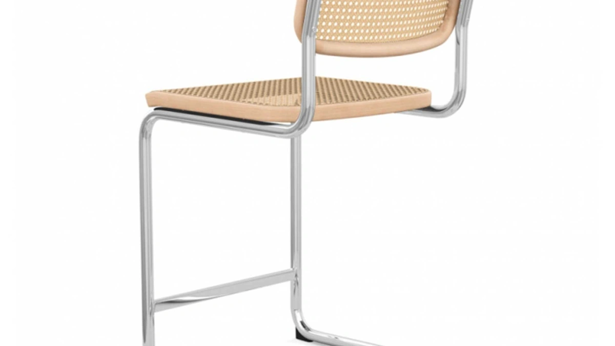 Sgabello Cosmo in paglia di Vienna di Sigerico