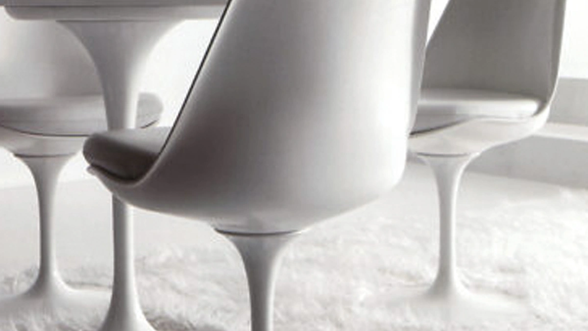 Sedia Stile 6129 in poliuretano con rivestimento in pelle di Sigerico