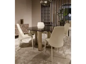 Tavolo Cube Round di Tonin Casa