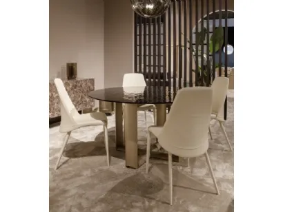 Tavolo Cube Round di Tonin Casa