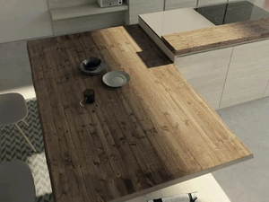 Tavolo per penisole con bordo irregolare Art 822 di Fratelli Mirandola