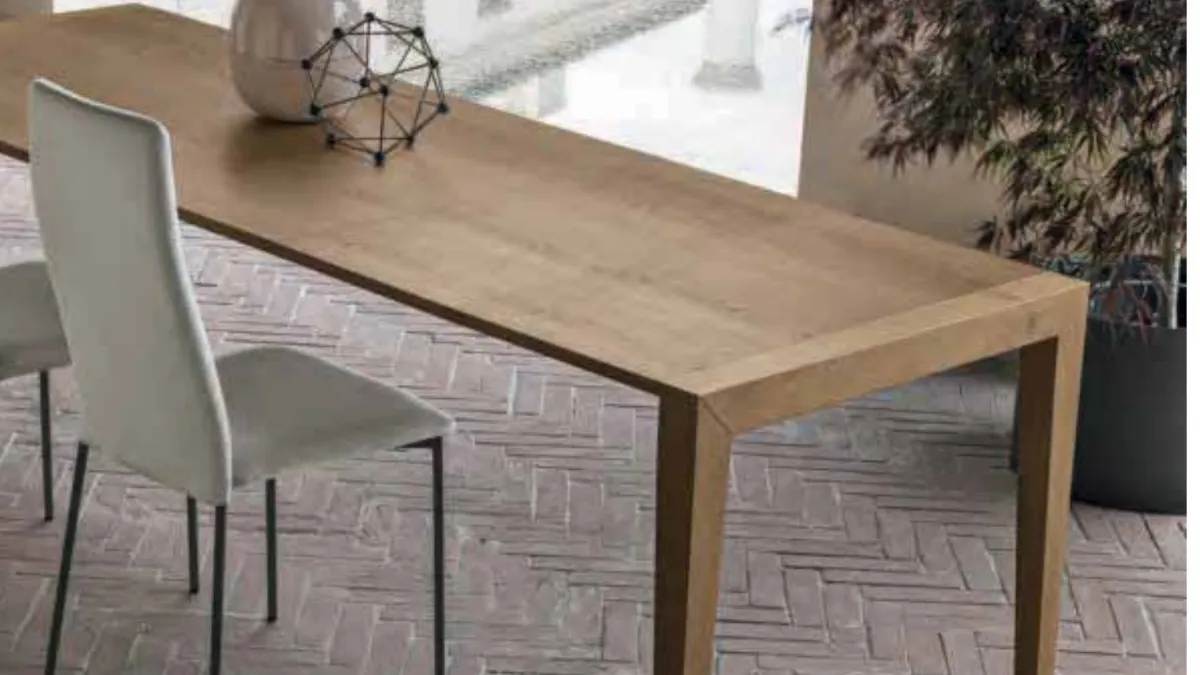 Tavolo allungabile in legno e materico Loft Sedit