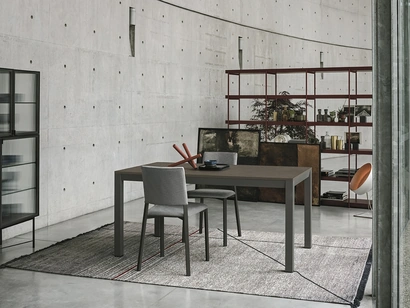 Tavolo allungabile Space in materico calce di Sedit