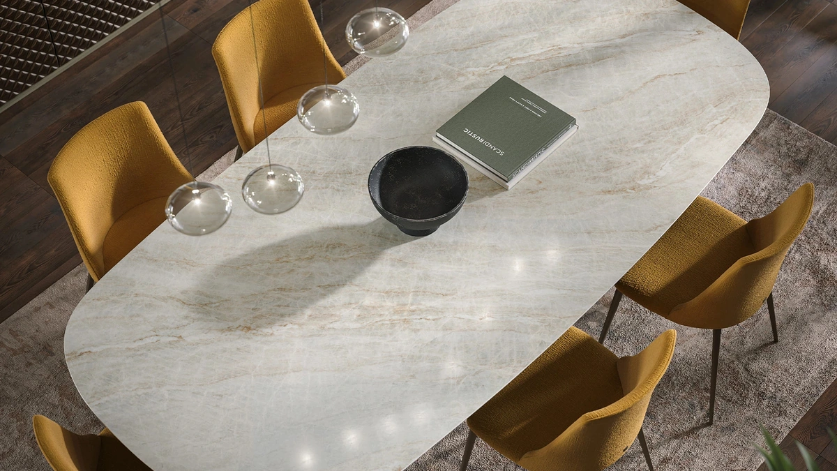 Tavolo Simposio in ceramica di Tonin Casa