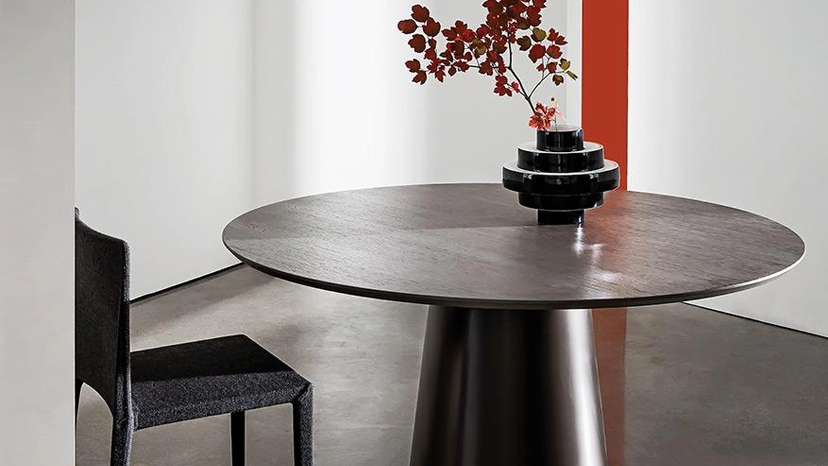 Tavolo rotondo Totem Wood di Sovet