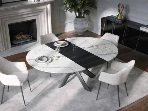 Tavolo allungabile Style Round di Tonin Casa