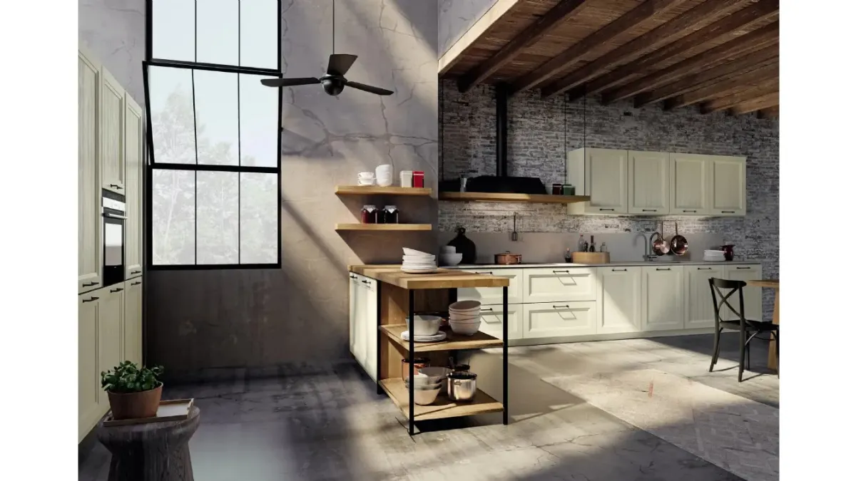 Cucina Moderna con penisola Charme di Fratelli Mirandola