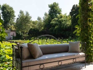 Divano Aurora in ferro battuto di Unopiu