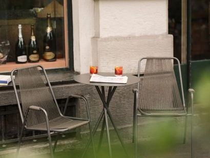 Tavolino Coco in acciaio di Unopiu