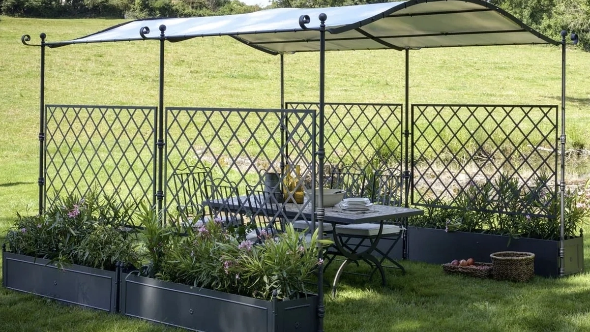 Gazebo Solaire in ferro battuto di Unopiu