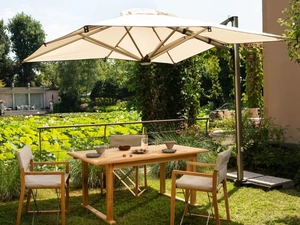 Ombrellone Levante in alluminio e tessuto di Unopiu