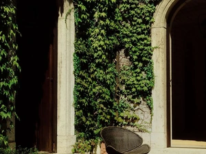 Poltroncina Nacre in fibra e alluminio di Unopiu