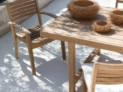 Sedia in teak Chelsea di Unopiu