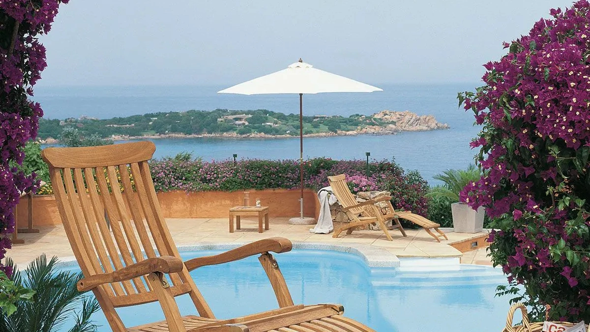 Sdraio in teak Titanic di Unopiu