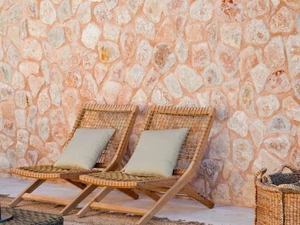 Sdraio pieghevole Synthesis in teak e fibra sintetica di Unopiu