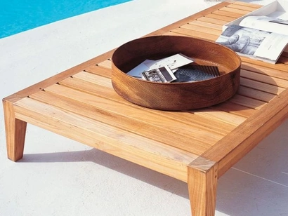 Tavolino in teak Synthesis di Unopiu